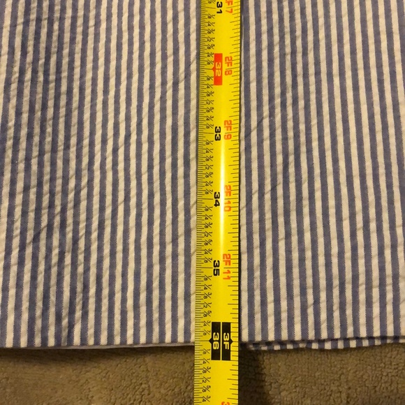 AB STUDIO Dark Grey, Blue & White Stripe Dress - Picture 11 of 11